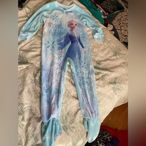 Frozen Elsa Footed Pajamas